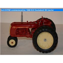 Farm Toy Museum commemorative 1988 Ertl Cockshutt 50 tractor