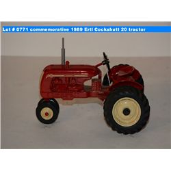 Farm Toy Museum commemorative 1989 Ertl Cockshutt 20 tractor