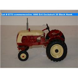 Farm Toy Museum commemorative 1990 Ertl Cockshutt 20 Black Hawk tractor
