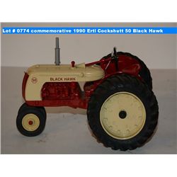 Farm Toy Museum commemorative 1990 Ertl Cockshutt 50 Black Hawk tractor
