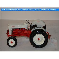 Franklin Mint Golden Jubilee model 1953 Ford tractor