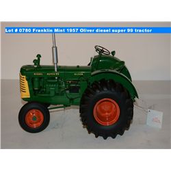 Franklin Mint 1957 Oliver diesel super 99 tractor