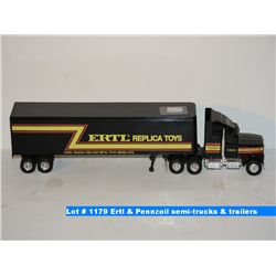 Ertl & Pennzoil semi-trucks & trailers
