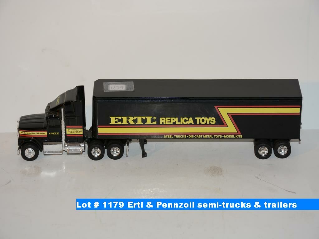 Ertl & Pennzoil semitrucks & trailers