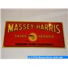 Image 1 : Massey-Harris metal sign