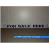 Image 1 : For Sale Here enamel sign