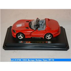 1992 Burago Dodge Viper RT/10