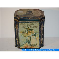 Old Holland blend coffee tin
