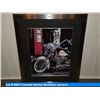 Image 1 : Framed Harley Davidson motorcycle picture