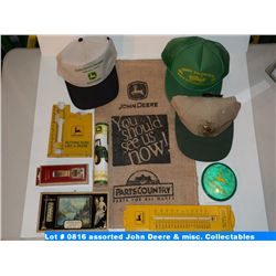 assorted John Deere & misc. Collectables