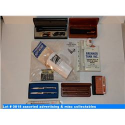 assorted advertising & misc collectables