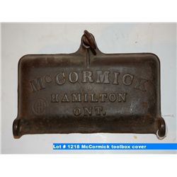 McCormick toolbox cover