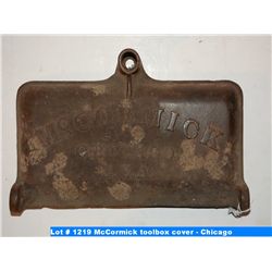 McCormick toolbox cover - Chicago