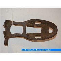 John Deere foot pedal