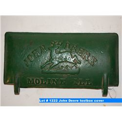 John Deere toolbox cover