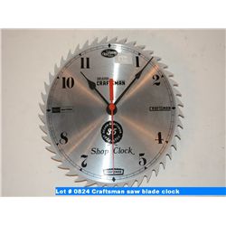 Craftsman saw blade clock