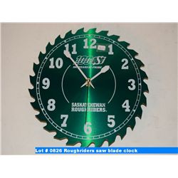 Roughriders saw blade clock