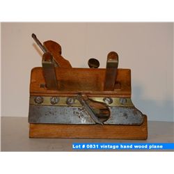 vintage hand wood plane: Dobie & Co. Glasgow, Malloch & Son Perth