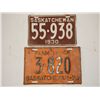 Image 5 : 8 x 1930s license plates