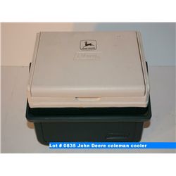 John Deere coleman cooler