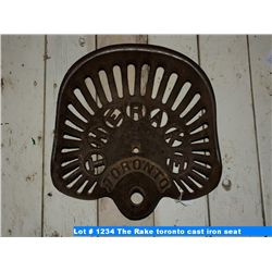 The Rake toronto cast iron seat