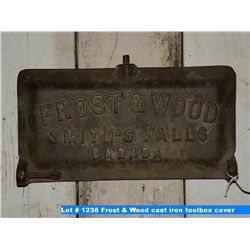 Frost & Wood cast iron toolbox cover