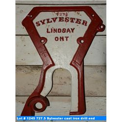 727.5 Sylvester cast iron drill end
