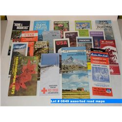 assorted road maps