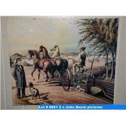 2 x John Deere pictures