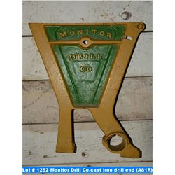 Monitor Drill Co.cast iron drill end (A81R)