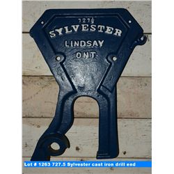 727.5 Sylvester cast iron drill end
