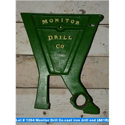Monitor Drill Co.cast iron drill end (A81R)