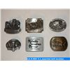 Image 1 : 6 x assorted belt buckles