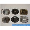 Image 2 : 6 x assorted belt buckles