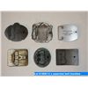 Image 2 : 6 x assorted belt buckles