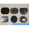 Image 2 : 6 x assorted belt buckles