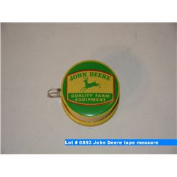John Deere tape measure "PAT. 7-10-17, 11-4-19 Parisian Novelty Co. Chicago