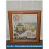 Image 1 : 2 x framed White Rose & Mobilgas ads