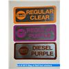 Image 1 : Bag of Gulf "regular clear", "regular purple", & "diesel purple" stickers
