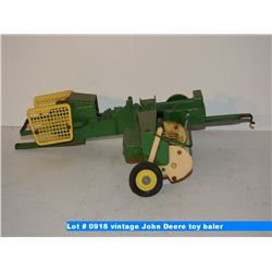 vintage John Deere toy baler