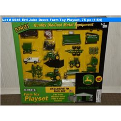 Ertl John Deere Farm Toy Playset, 75 pc (1:64)