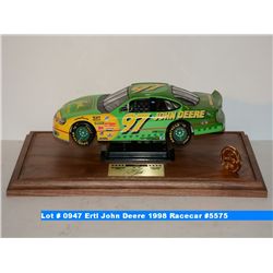 Ertl John Deere 1998 Racecar #5575 with signed plaque, coin, & case