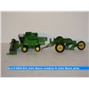 Image 2 : Ertl John Deere combine & John Deere plow