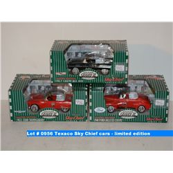 Texaco Sky Chief 1957 Chevy Bel Air, 1956 Ford Thunderbird, 1940 Ford Deluxe Coupe - limited edition