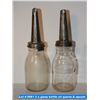 Image 2 : 2 x glass bottle oil quarts with pouring spouts