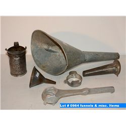 funnels & misc. Items