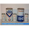 Image 2 : 8 x assorted oil & lube tins (Gulf & Shell)