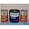 Image 3 : 8 x assorted oil & lube tins (Gulf & Shell)