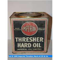 Imperial Thresher Hard oil 25 lb tin