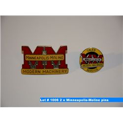 2 x Minneapolis-Moline pins